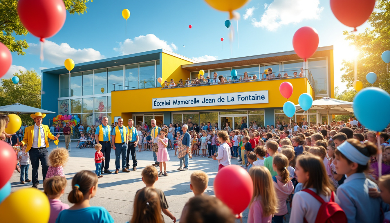 assistez à l'inauguration de l'école maternelle jean-de la fontaine à vignoc, un événement marquant pour la communauté locale. découvrez les installations modernes et les projets éducatifs qui encouragent l'apprentissage précoce dans un cadre chaleureux et accueillant.