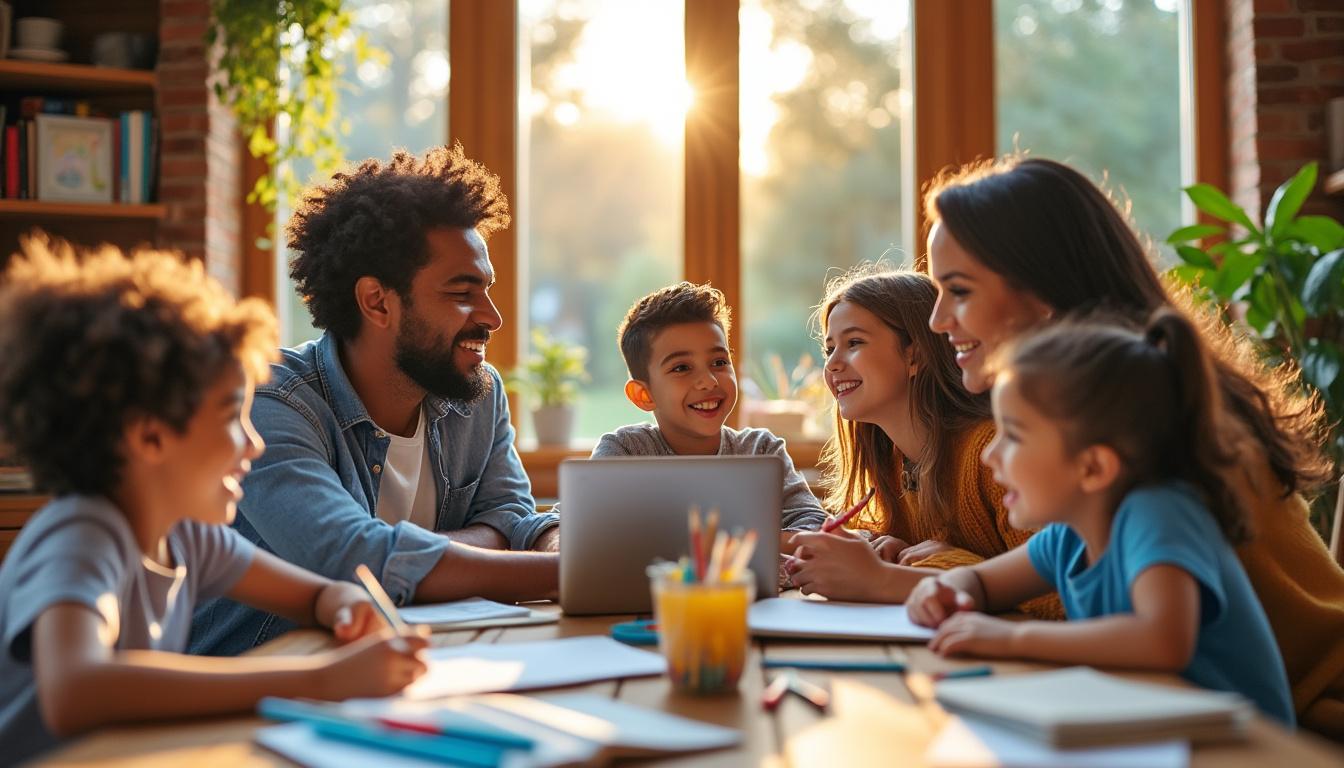 découvrez l'histoire touchante d'une famille qui choisit l'éducation à domicile tout en naviguant à travers les défis et les préjugés. plongez dans leur quotidien inspirant et leur réflexion sur le système éducatif traditionnel, car être pour l'école ne signifie pas toujours y être contraint.