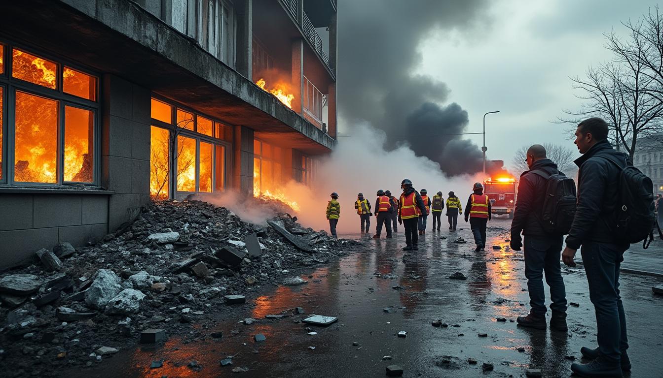 suivez en direct les derniers développements de la guerre en ukraine, où les tensions s'intensifient après une nouvelle attaque russe sur kiev, touchant une école maternelle. découvrez les répercussions et les mises à jour cruciales sur cette situation préoccupante.