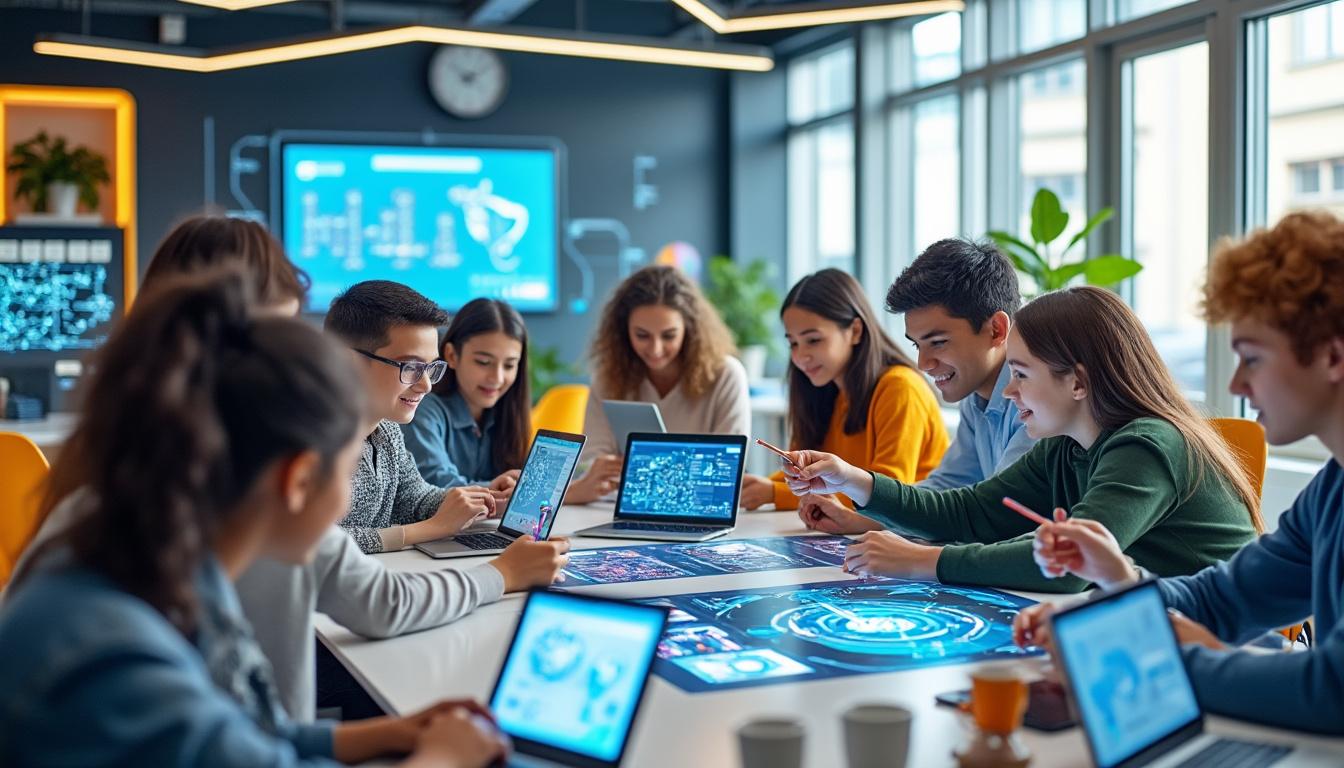 plongez au cœur de l'école 42 de xavier niel, un établissement révolutionnaire qui transforme l'apprentissage du numérique en 2025 grâce à une pédagogie innovante et accessible à tous.