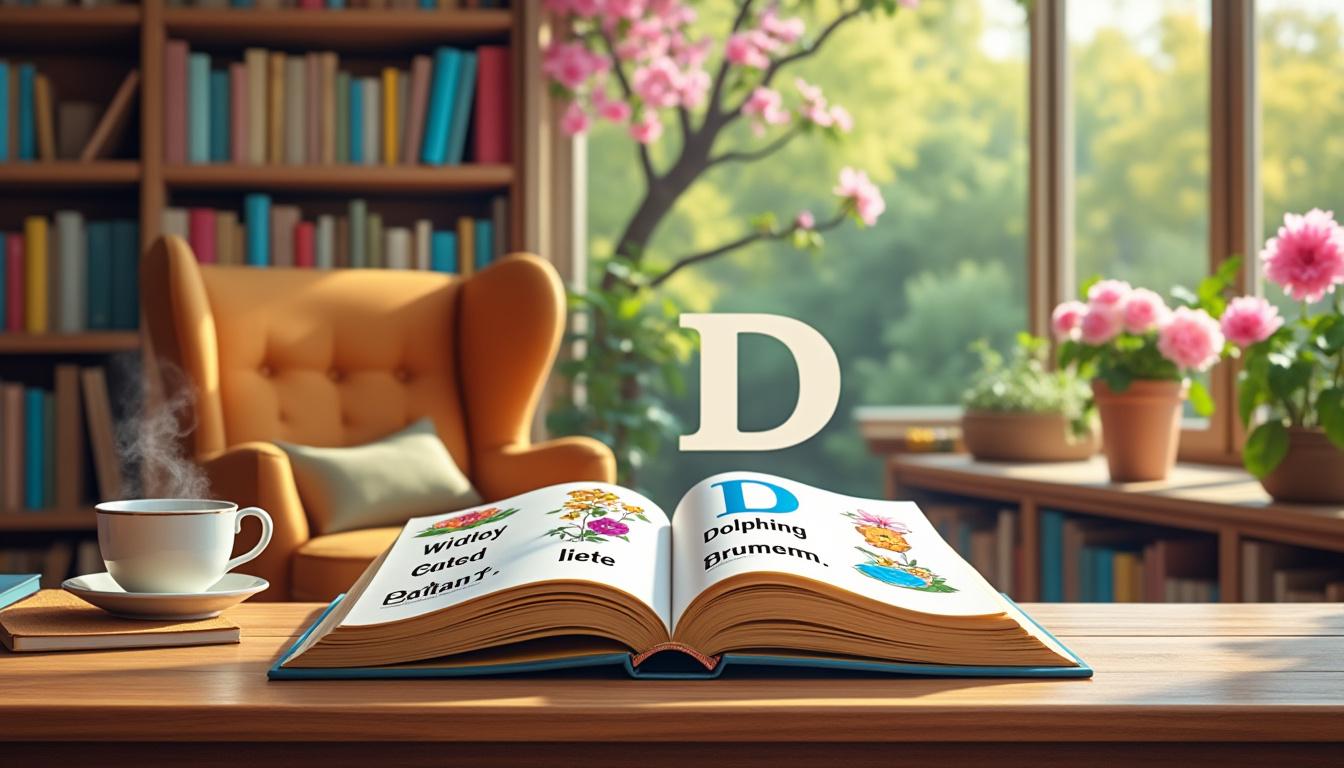 découvrez notre guide complet pour 2025 sur les mots commençant par la lettre d. explorez leur signification, usage et exemples, et enrichissez votre vocabulaire avec des termes fascinants et utiles.