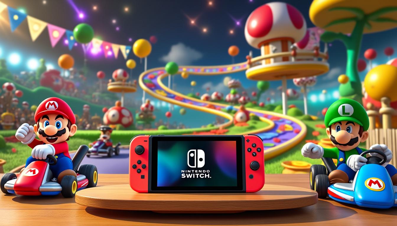 découvrez les meilleures offres de la rentrée sur nintendo switch 2 et mario kart world sur aliexpress. profitez de promotions exclusives et d'un stock limité pour ne pas manquer votre chance !