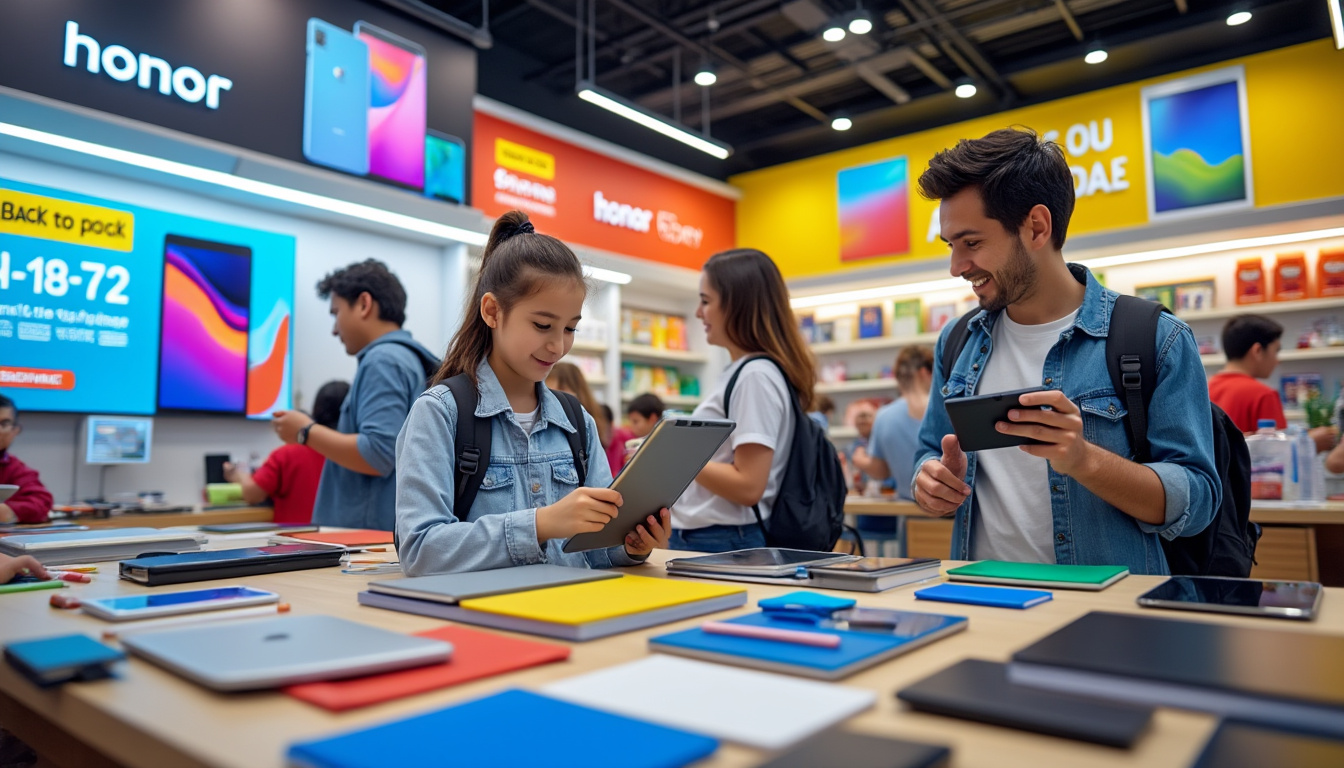 découvrez les offres exclusives honor pour la rentrée scolaire : smartphones, tablettes et accessoires à prix réduits pendant une durée limitée. profitez-en dès maintenant pour préparer la reprise !