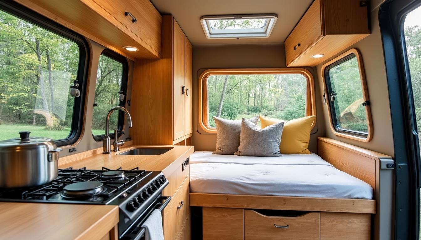 découvrez comment ce couple a transformé un van pour seulement 2 500 €, avec des photos avant/après impressionnantes et des astuces inspirantes pour relooker votre véhicule à petit prix.