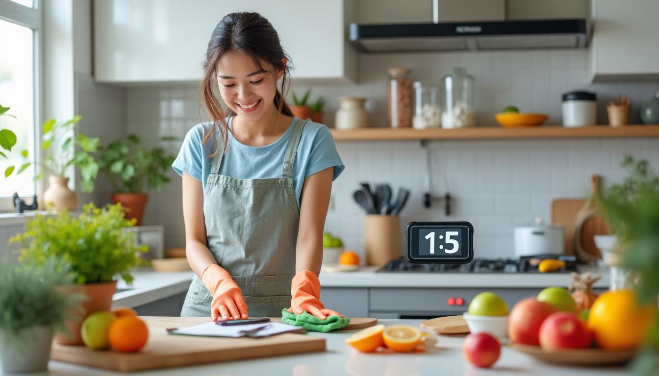 découvrez la méthode ingénieuse de cette tiktokeuse pour ranger sa cuisine en seulement 15 minutes. astuces rapides, conseils pratiques et organisation efficace : suivez les étapes qui font sensation sur les réseaux sociaux !