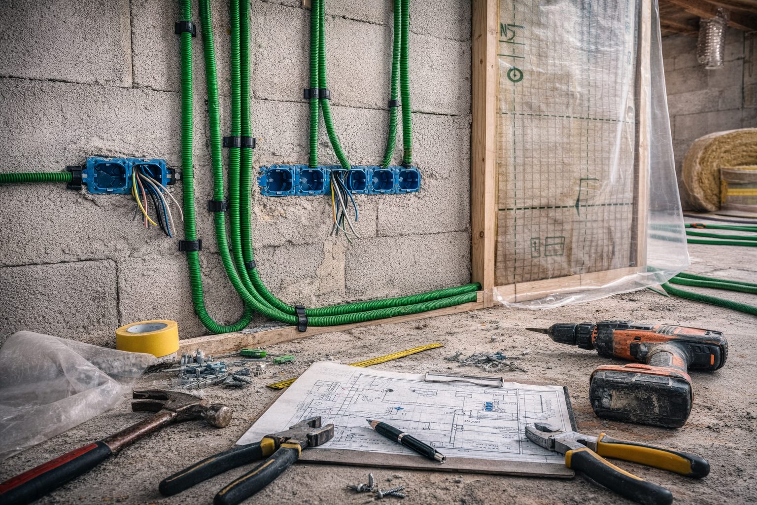 Électricité et isolation