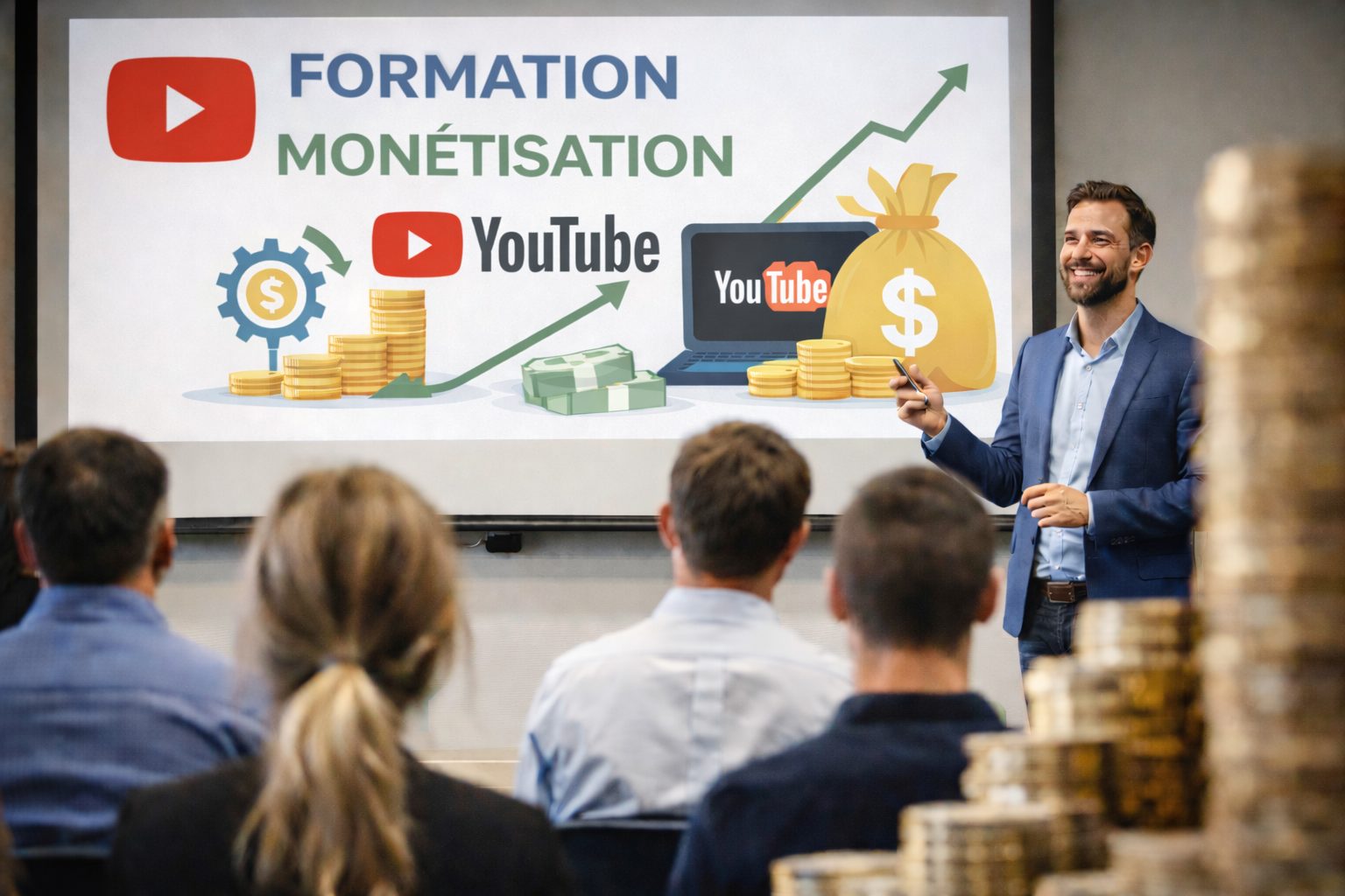 Formation monétisation YouTube