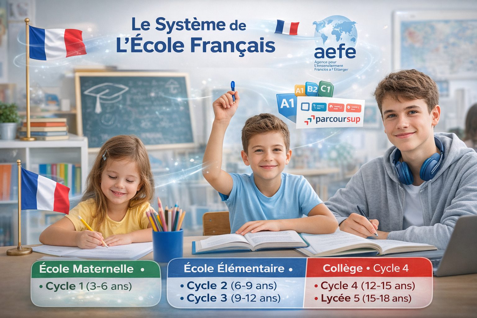 Tout savoir sur le système de l'école français