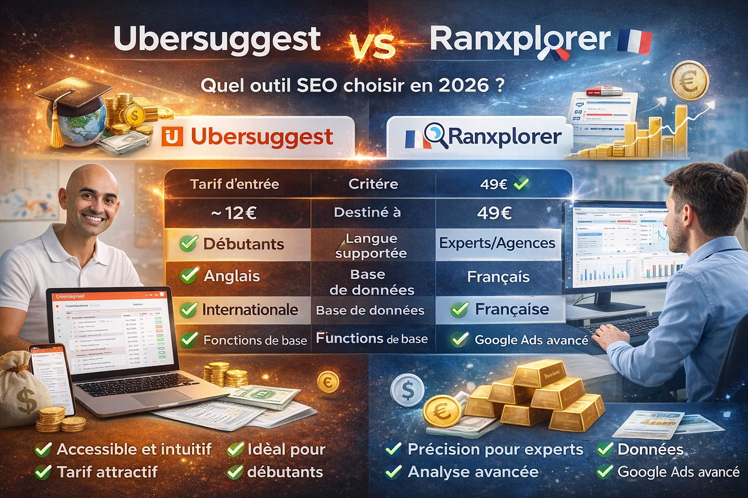 Ubersuggest vs Ranxplorer