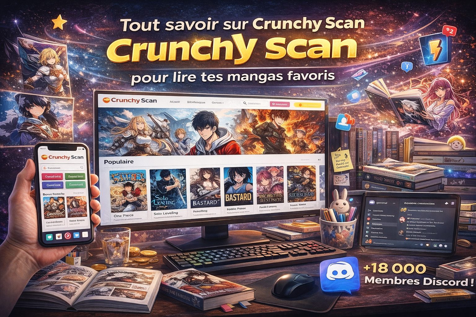 Tout savoir sur Crunchy Scan pour lire tes mangas favoris