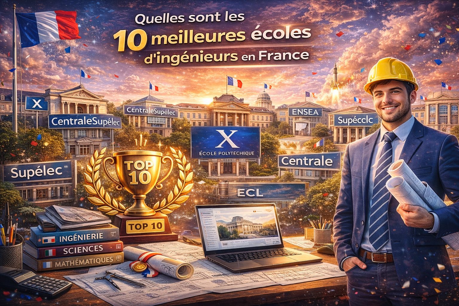 Quelles sont les 10 meilleures écoles d'ingénieurs en France ?
