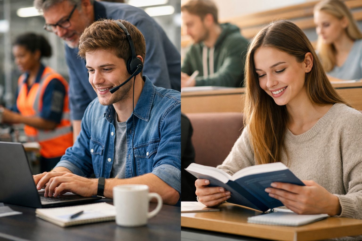 Apprentissage et études en parallèle